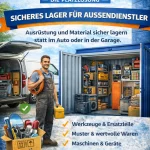 Sichere Lagerlösung für Außendienstler