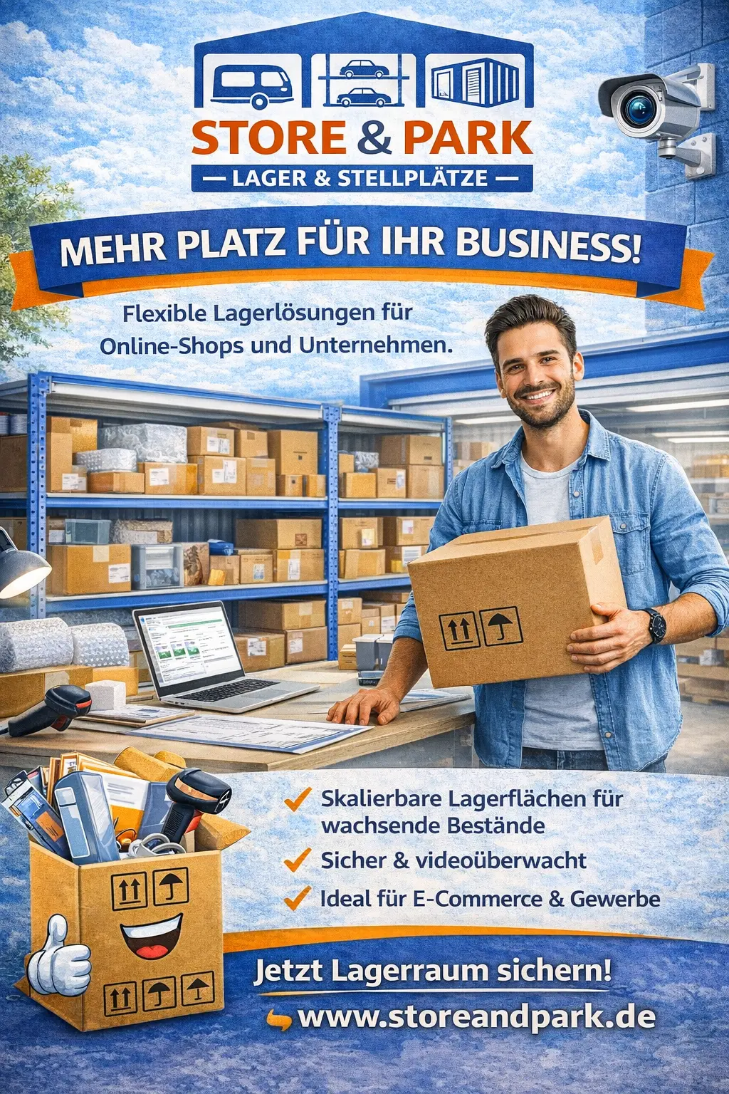 mehr Platz für Ihr Geschäft